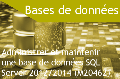 Course Image Administrer et maintenir une base de données SQL Server 2012/2014 (M20462)